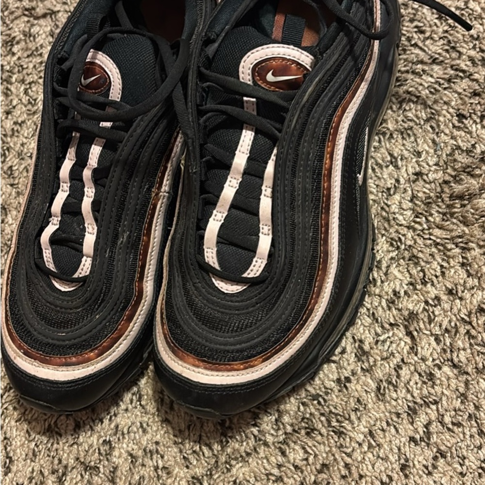 Nike Air Max 97 Black with Brown and White Accents